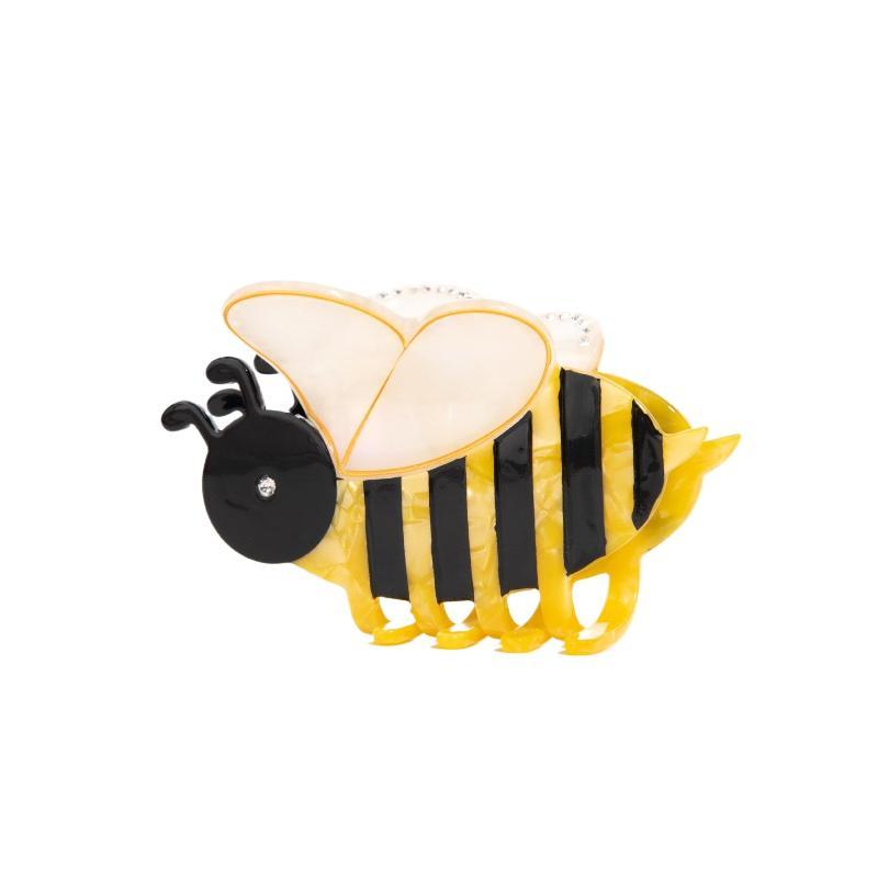 Cartoon Hair Claw For Women Cute Bee Ball Shape Shark Hair Gripper Claw Creative Acrylic Animal Hair Clip Girls Hair Accessories