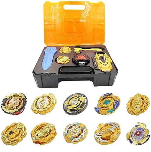 Bey Battling Top Burst Launcher Grip Toy Storage Box CaseGyros Spinning Top Set with 3 Launchers, Combat Gyro Setfor Kids Gift virginia  beyblade