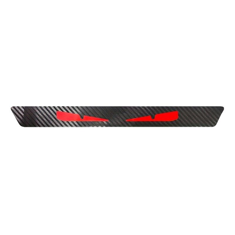 Monster evil eye car tail light sticker, flashing fangs eyes, easy-to-apply vinyl sticker, high visibility at night, fun car decoration