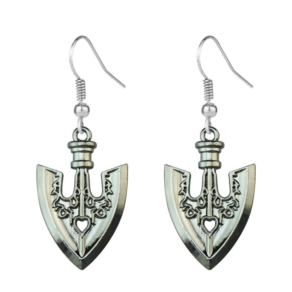 Anime JoJos Bizarre Adventure Earrings Kakyoin Noriaki Arrow Pendant Earrings For Women Men Cartoon Cosplay Jewelry Gifts