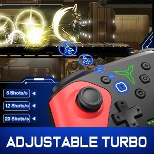 Switch Controller for Nintendo Switch/Lite/OLED Controller , Wireless Switch Controller with a Mouse Touch Feeling on Back Buttons, Switch Pro Controller with Programmable, Wake-up,Turbo Function