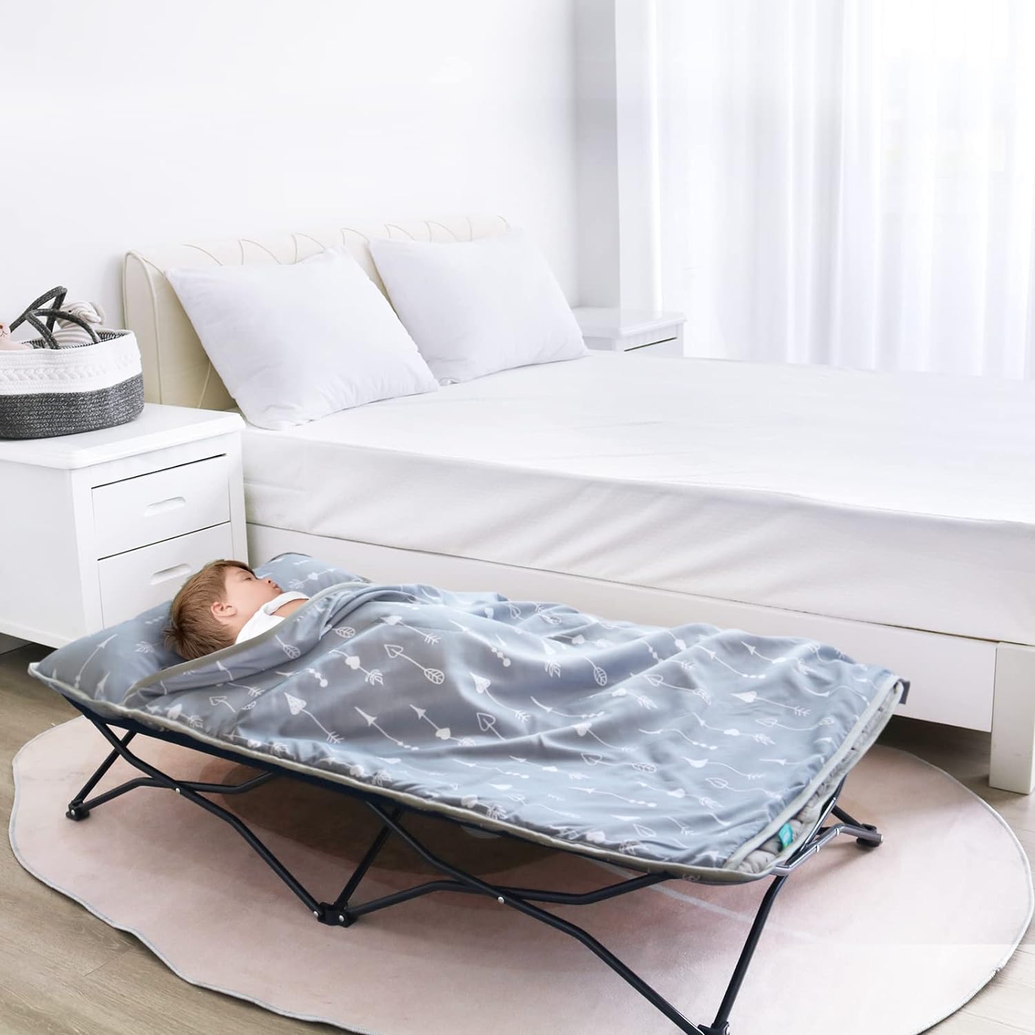 Biloban Lightweight Toddler Nap Mat with Pillow Soft Blanket, Cozy Kids Nap Mats Fit Standard Preschool Daycare Cot Regalo My Cot Portable Travel Sleeping Bag #TiktokShopSpringGlowUp