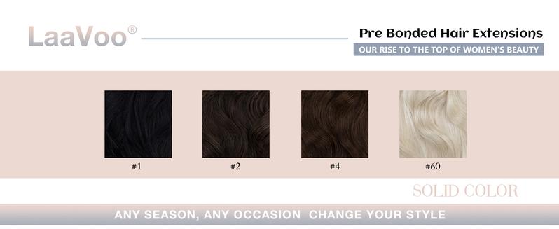 LaaVoo I Tip Hair Extensions Real Human Hair Pre Bonded Extensions human hair 50 Gram FallFreshness TikTokShopBlackFriday