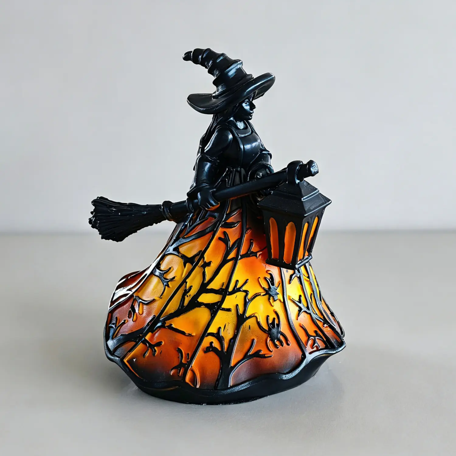 New witch Halloween decoration ornament witch desktop table lamp Halloween Witch Lamp