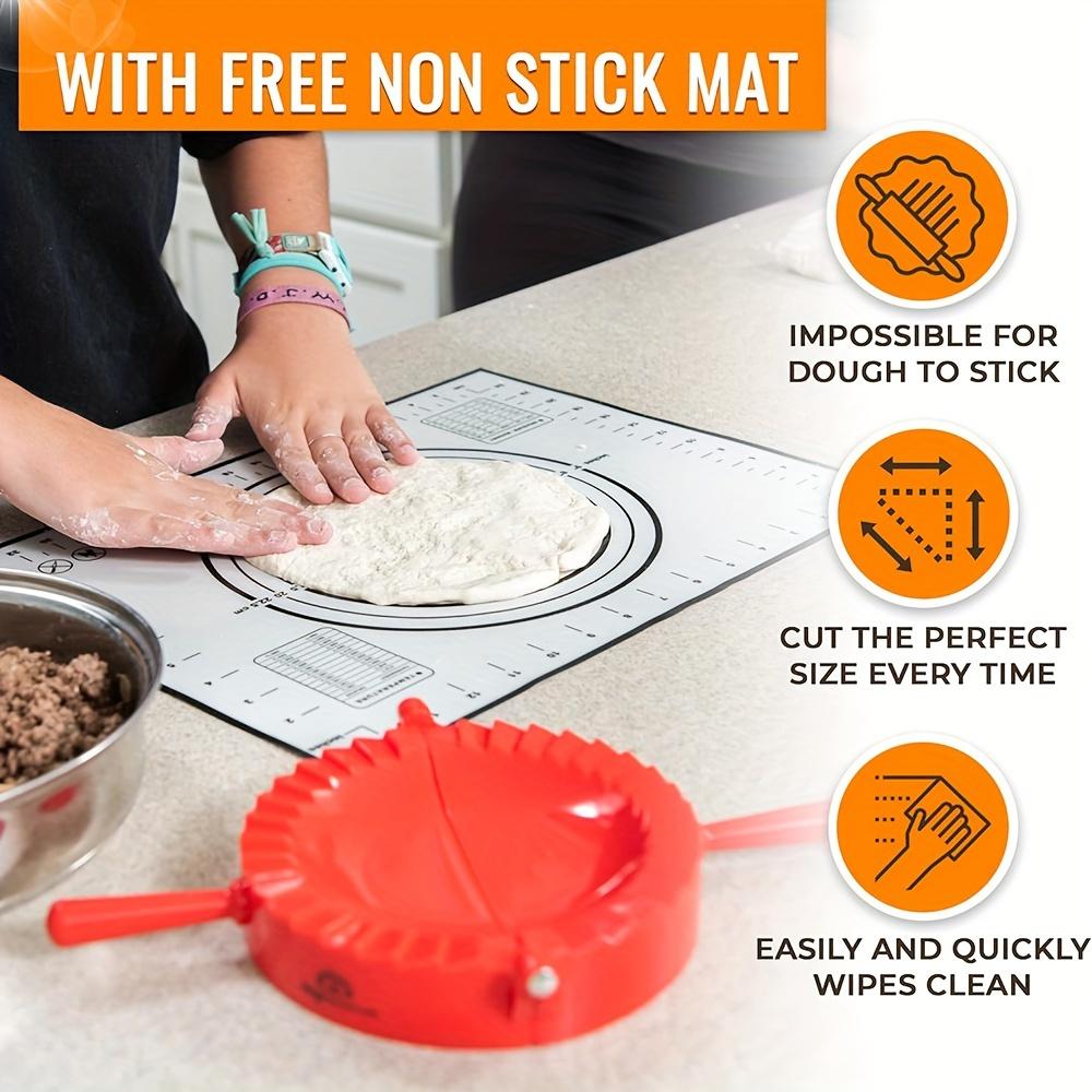 4 Pcs Solutions Dumpling Maker Set,  Pierogy Maker, Pastelitos Maker Press with Ravioli Maker, Pierogi Cutters, Baozi Maker, Dumplings Machine, Mini Pie Maker, Dupling Maker, Gyoza Maker