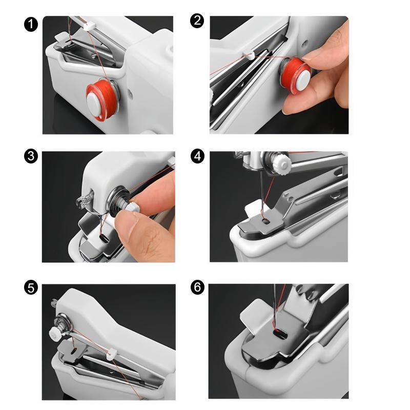 Handheld sewing machine, household, small manual hemming, sewing, electric mini needle thread, portable automatic micro