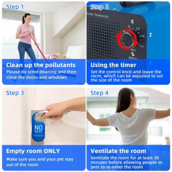 Large Capacity Ozone Generator Home Ozone Machine Smoke Pet To Remove Odors