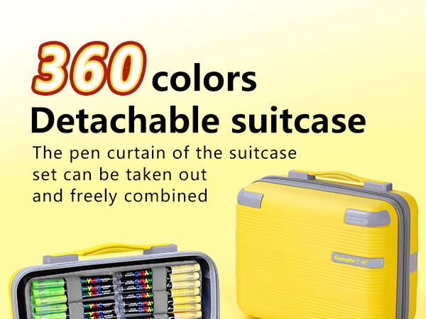 360 Color Acrylic Paint Soft Tip Marker Set, Acrylic Marker Pen, Waterproof Quick Dry Markers, Creative DIY Drawing Graffiti Stickers Poster, Art Design Gift Stationery