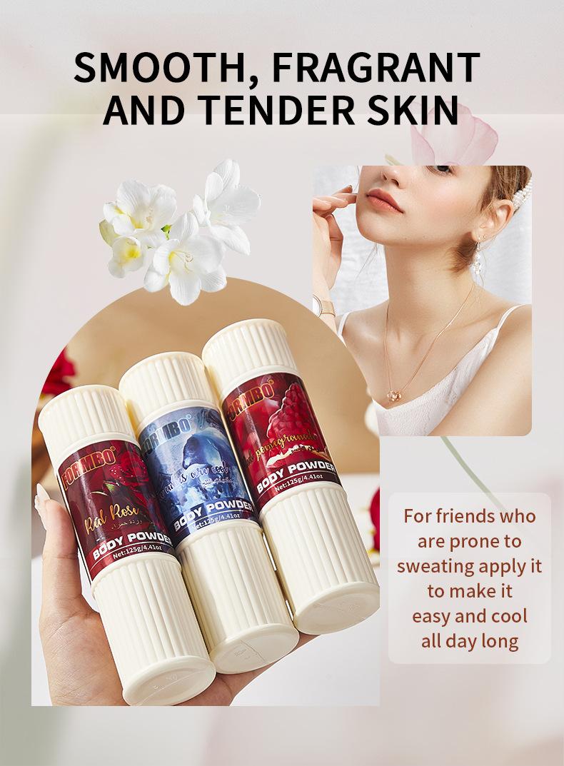 Body Powder - Dry & Absorbent, Cooling Antiperspirant, Odor Eliminating & Long-lasting Dryness, Talc-free Formula, Suitable for All Over Body, Refreshing & Non-sticky, Summer Essential Oil Control & Sweat-absorbing Powder