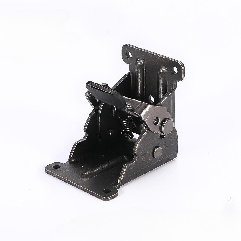 90 Degree Right-angle Thickened Self-locking Folding Hinge Table Stool Folding Tea Table Furniture Hinge Hardware Accessories Factory Direct Sales