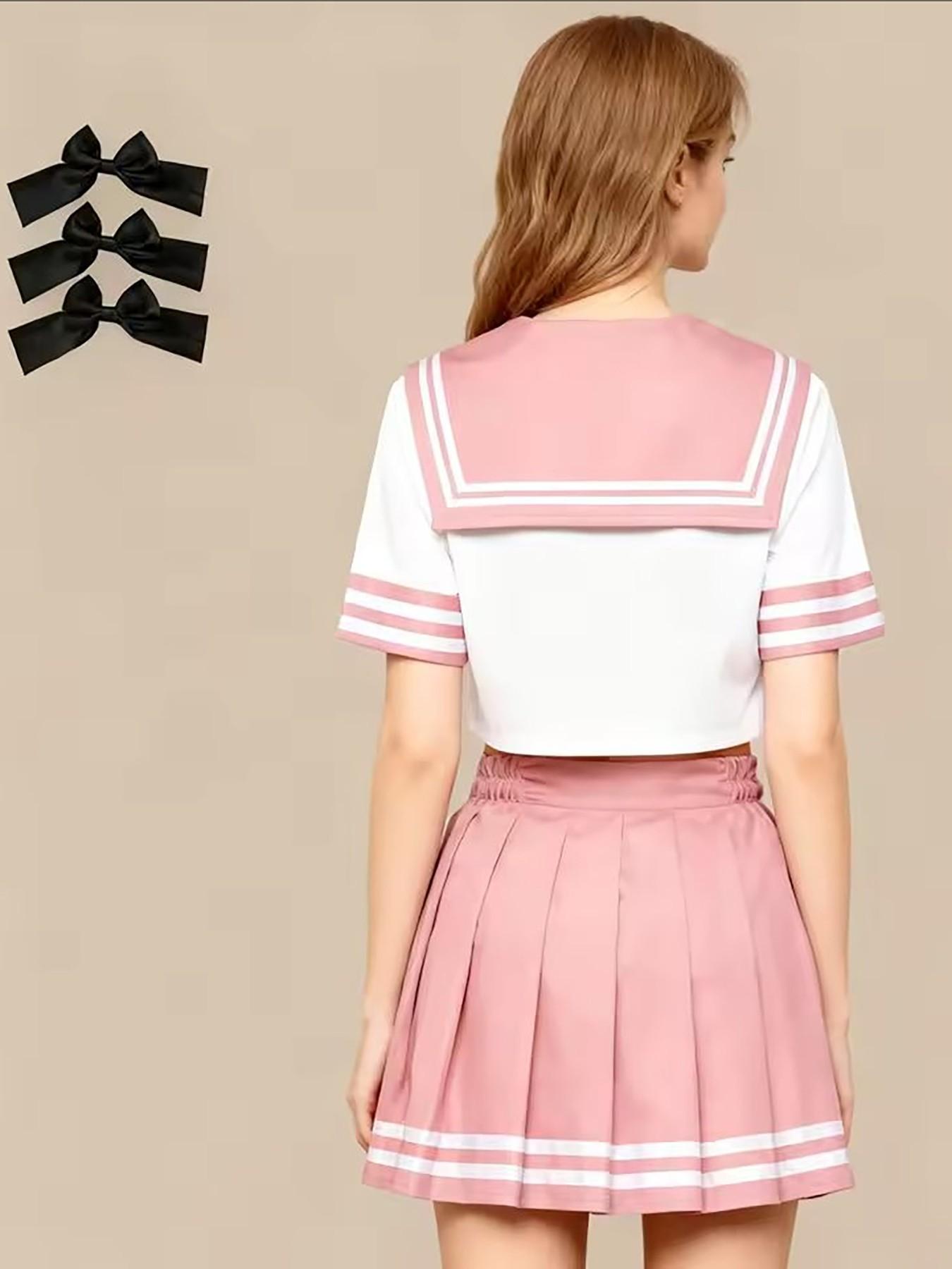 Fate Apocrypha Rider Astolfo Cosplay for Men JK School Uniform Sailor Suit Women Outfit Anime Halloween Costume