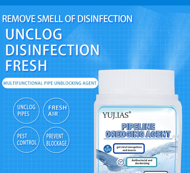 Pipe dredging agent and pipe cleaning and maintenance agent