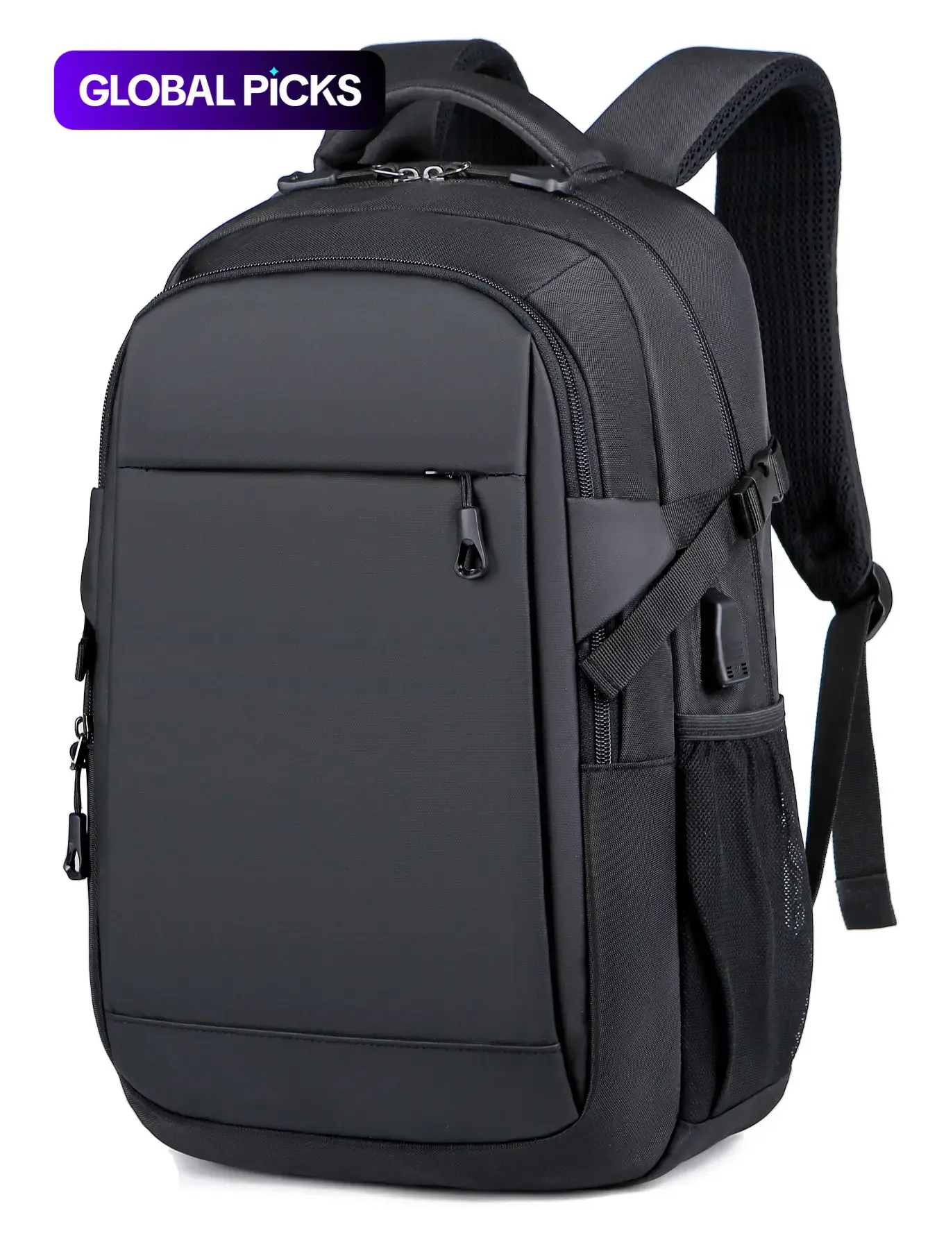 【Black Friday】Men's Business Laptop Backpack with USB Charging Port, Oxford-Cloth Backpack for Travel, School, College, and Everyday Use