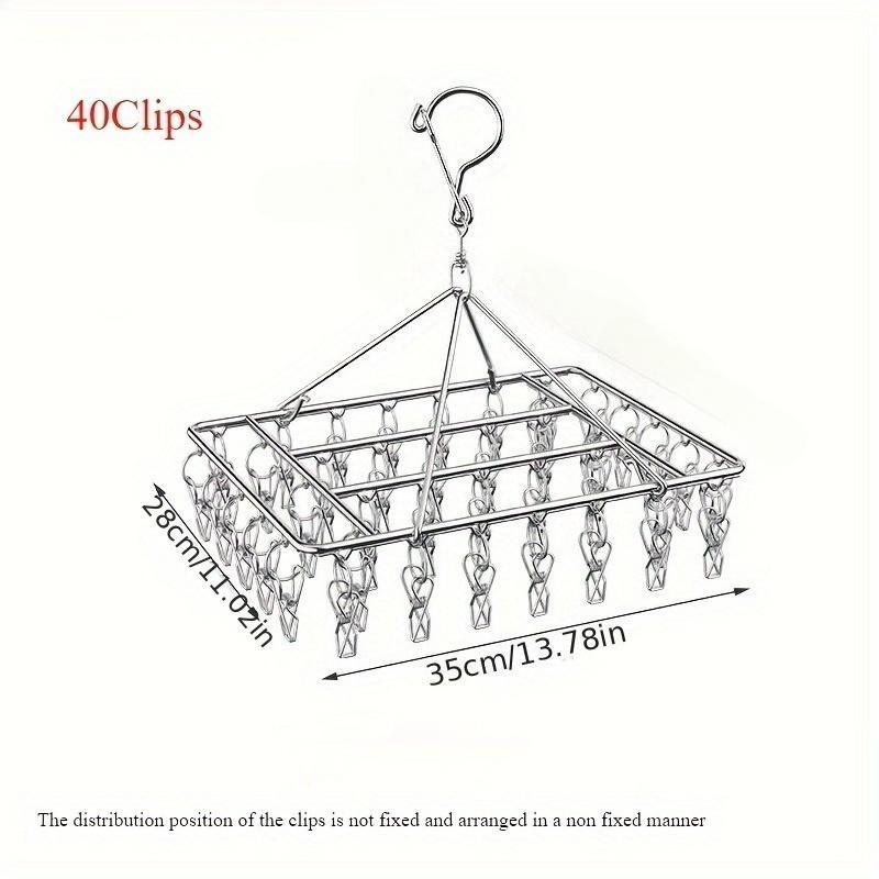 Multi clip style air hangers, sock drying racks, solid thick household sock clips, underwear and sock balcony drying racks