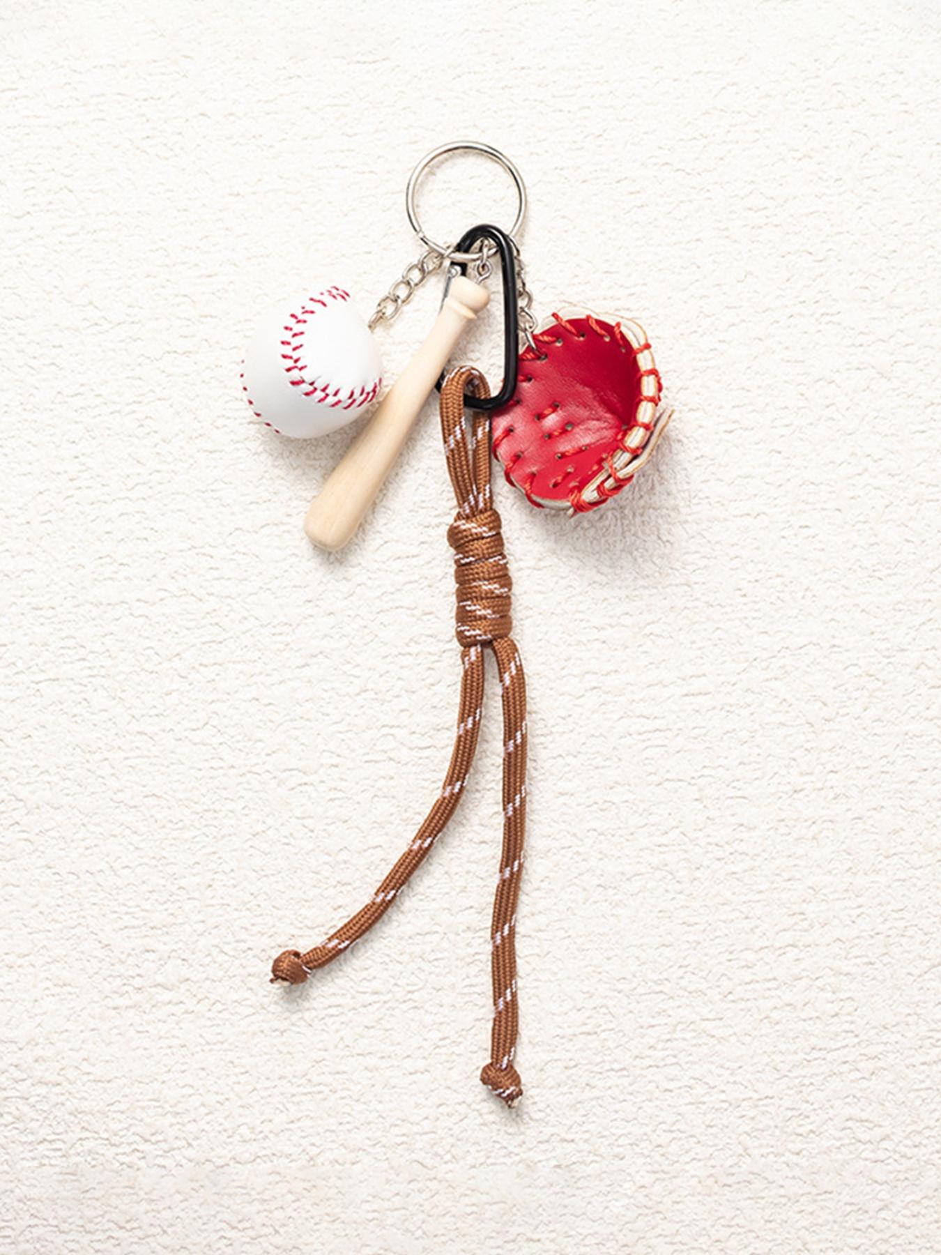 Tennis Woven Bag Charm Keychain, Cute Smiley Face Handbag Pendant, Aesthetic Heart Carabiner Key Ring, Sporty Bag Decor, Perfect Birthday Christmas Gift for Tennis Lovers Women Girls, Trendy Phone Charm for Backpack Tote