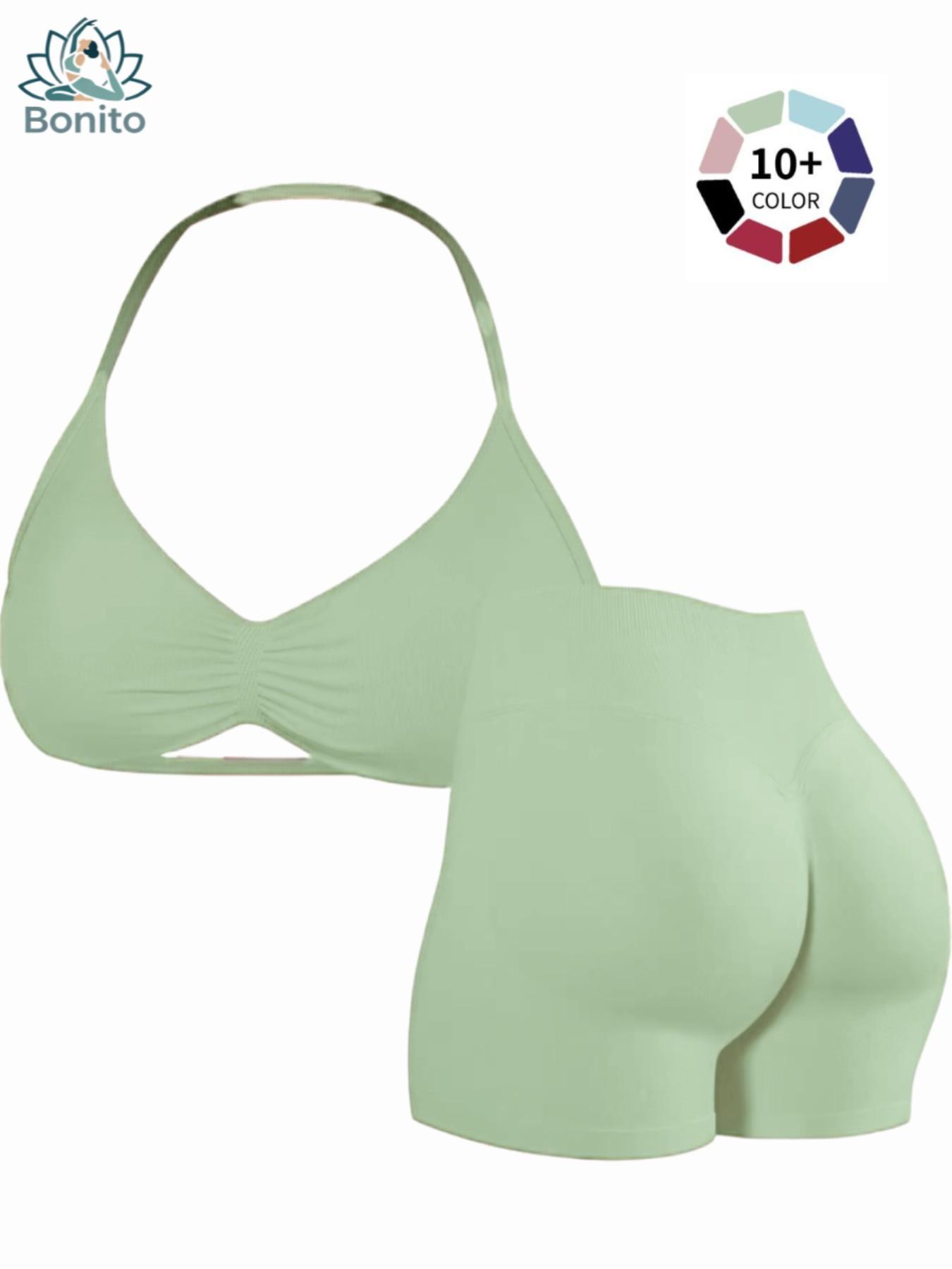 New Women's Sporty Yoga Set, High-Waisted Tight-Fitting Shorts and Tank Top, Summer Fitness Outfit for Running and Gym Workouts, All Season Activewear, Fitness Clothes, Fitness Apparel