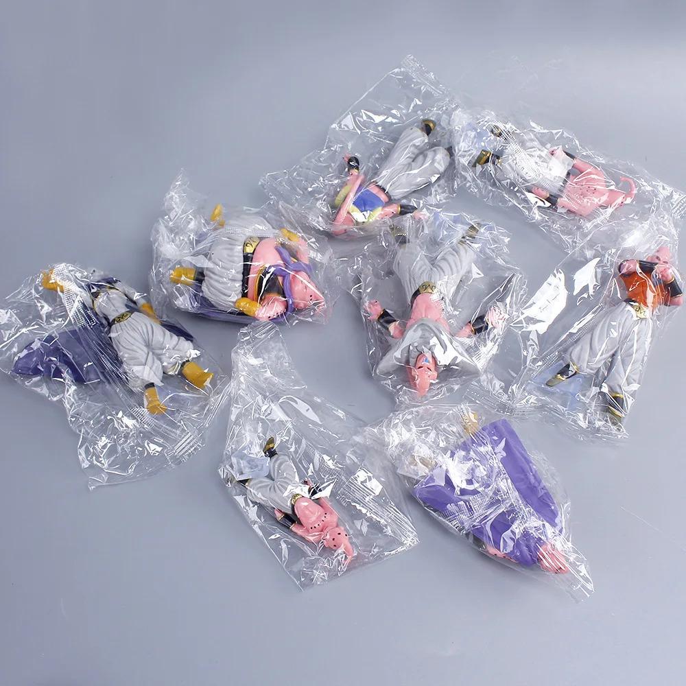 Hot 8pcs/Set  Dragon Ball Z Anime Figure Majin Buu  Fat Buu PVC Action Figures Collection Model Toys For Children Adult Gifts