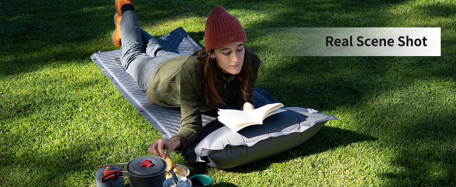 Naturehike Self-Inflating Sleeping Pad with/without Pillow, Ultra-Light, Waterproof Camping Mattress for Backpacking, Connectable for Multi-Person Use portable inflatable FathersDayGift Naturehike Self-Inflating Sleeping Pad with/without Pillow, Ultra-Light, Waterproof Camping Mattress for Backpacking, Connectable for Multi-Person Use portable inflatable FathersDayGift