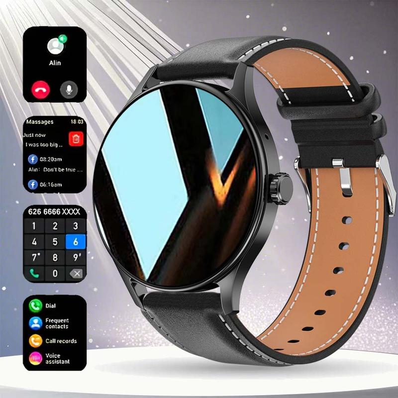 New 2026 Fashion Smart Watch Screen 1.53 Inch HD Holiday Gift for Men Women Bt-compatible Phone Call Health Tracker Sports Mode Notification Reminder