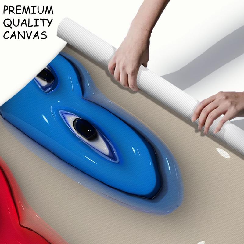 Three-Piece Hypebeast Framed Art Set, Modern Urban Fashion Wall Poster Decor for Living Room, Office and Bathroom