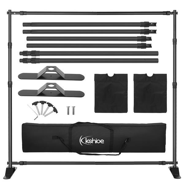 Photography Lighting Kit, 6.5x10feet/2x3m Backdrops Stand Support System, 5 in 1 reflectors, 1600w 5500k Umbrellas Softbox Continuous Lighting Kit for Portrait, Product and Video Shooting