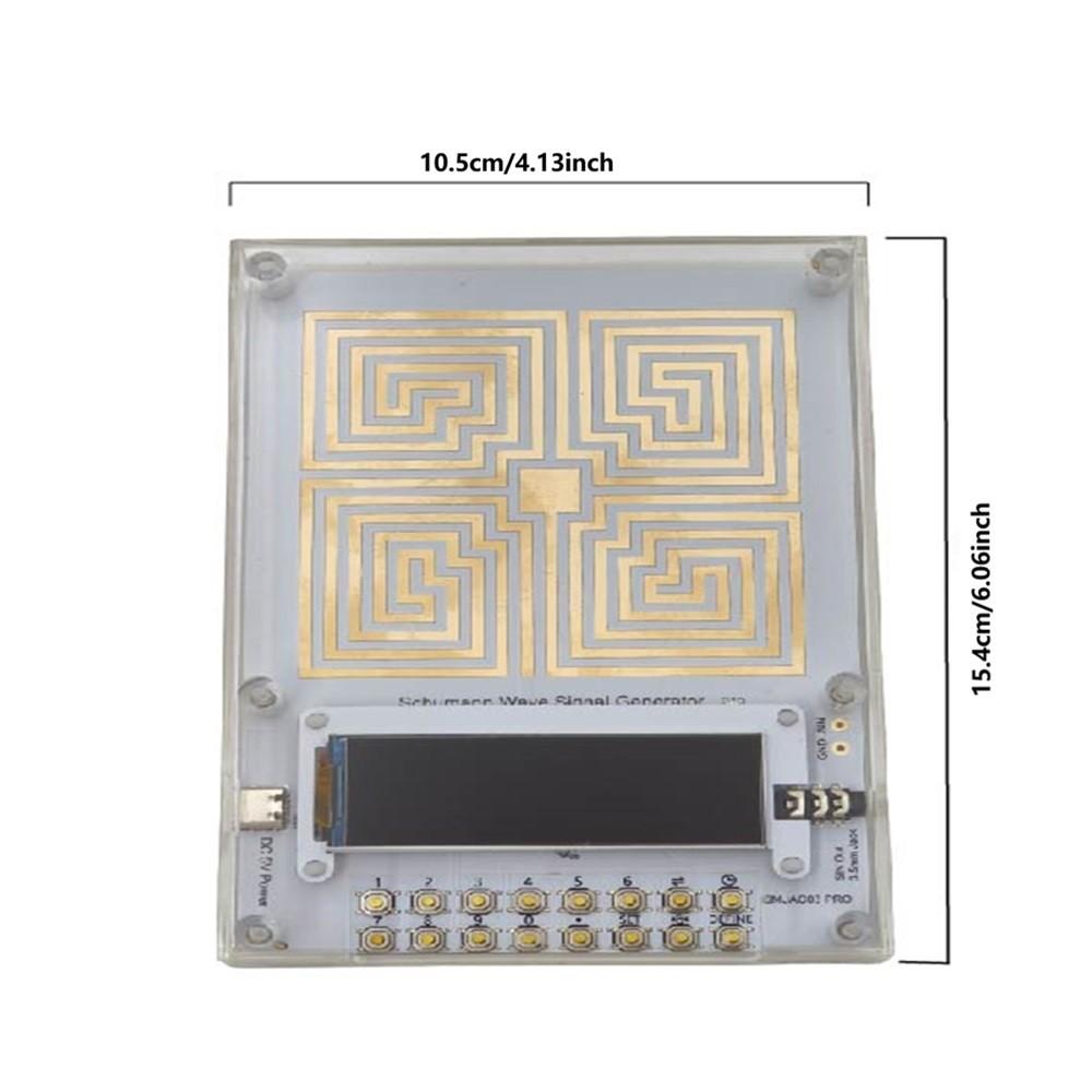 Broadband Schumann Wave Generator 0.001hz-200khz Adjustable, 7.83hz Resonance, Tft Color Screen, Sleep Aid, Office, Audio, Creative Sound Therapy Device