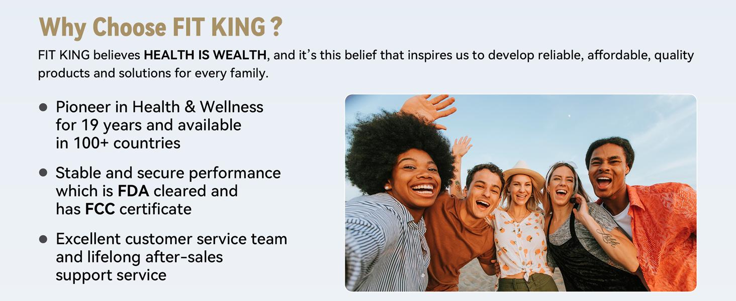 【FIT KING】 Leg and Foot Massager with Heating Leg Massager Boots Adjustable feetmassager for Black Friday Christmas gift