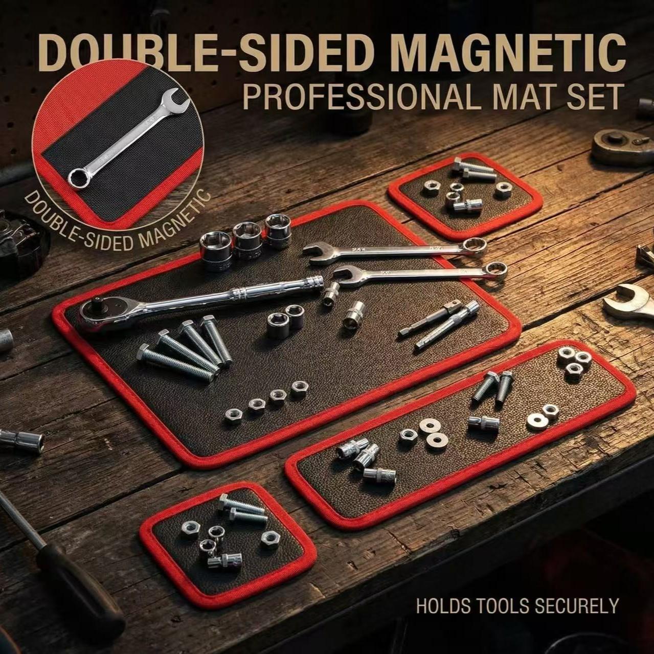 New Magnetic Tool Mat, Space Saving Wall Mount, Quick Organization, Improve Workshop Efficiency, Portable Tool Rack and Pad, Garage Tool Storage, Power Tool Organizer, Tool Organisers