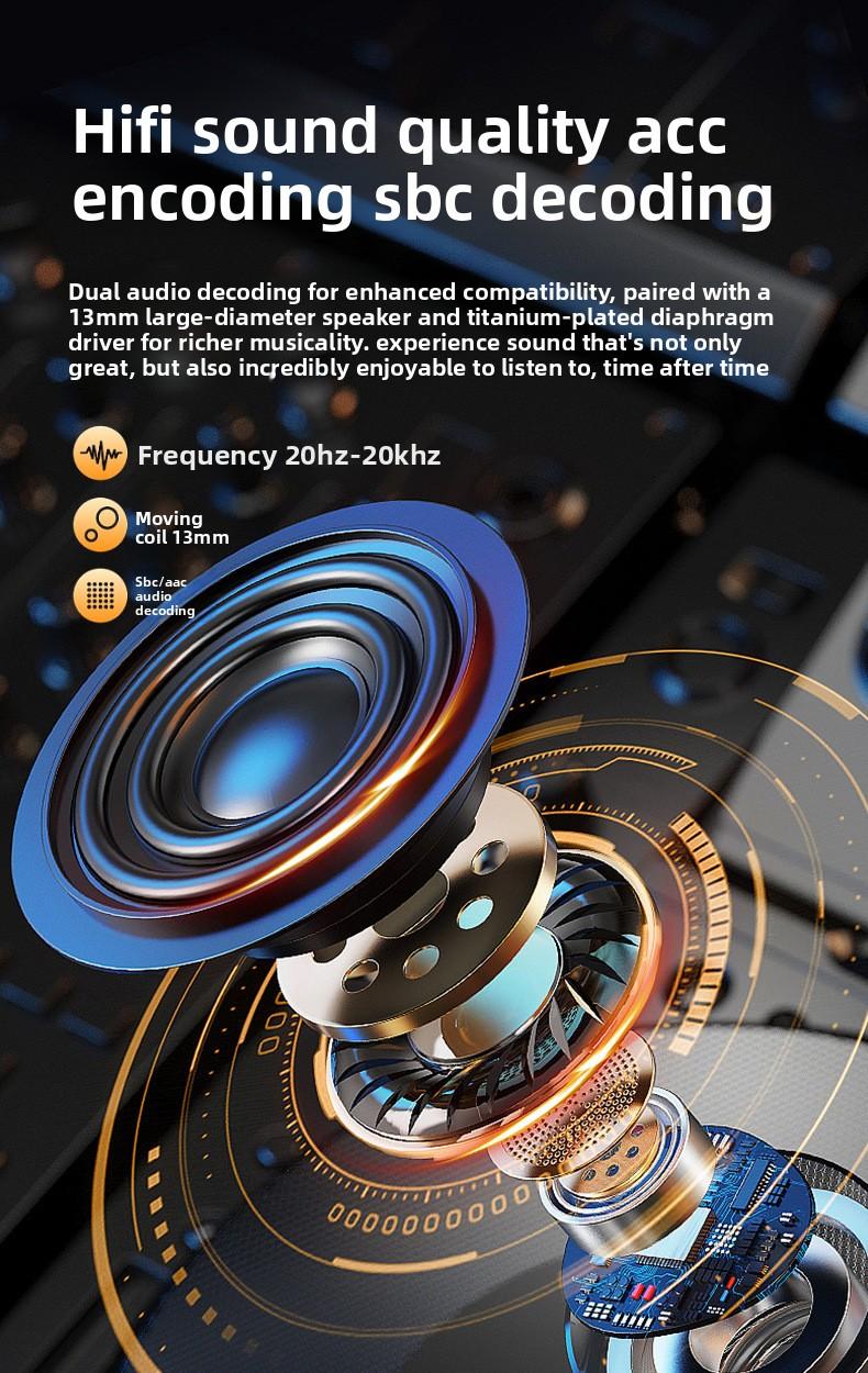 Smart waterproof noise reduction in-ear stereo wireless link simple and fashionable bluetooth headset Deep Bass Earbuds galaxy buds