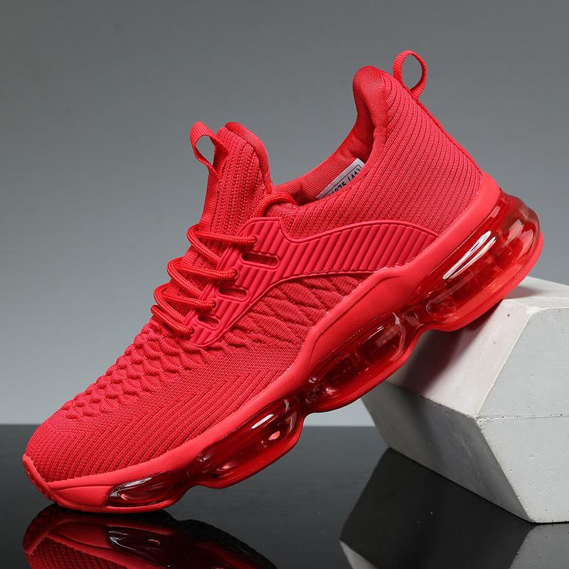 Mens Air Cushion Running Shoes Lightweight Breathable for Treadmill Wear,Casual Mesh Walking Fashion Sneakers for Daily Wear,Tennis Breathable Sport Gym Fitness Cross Trainers