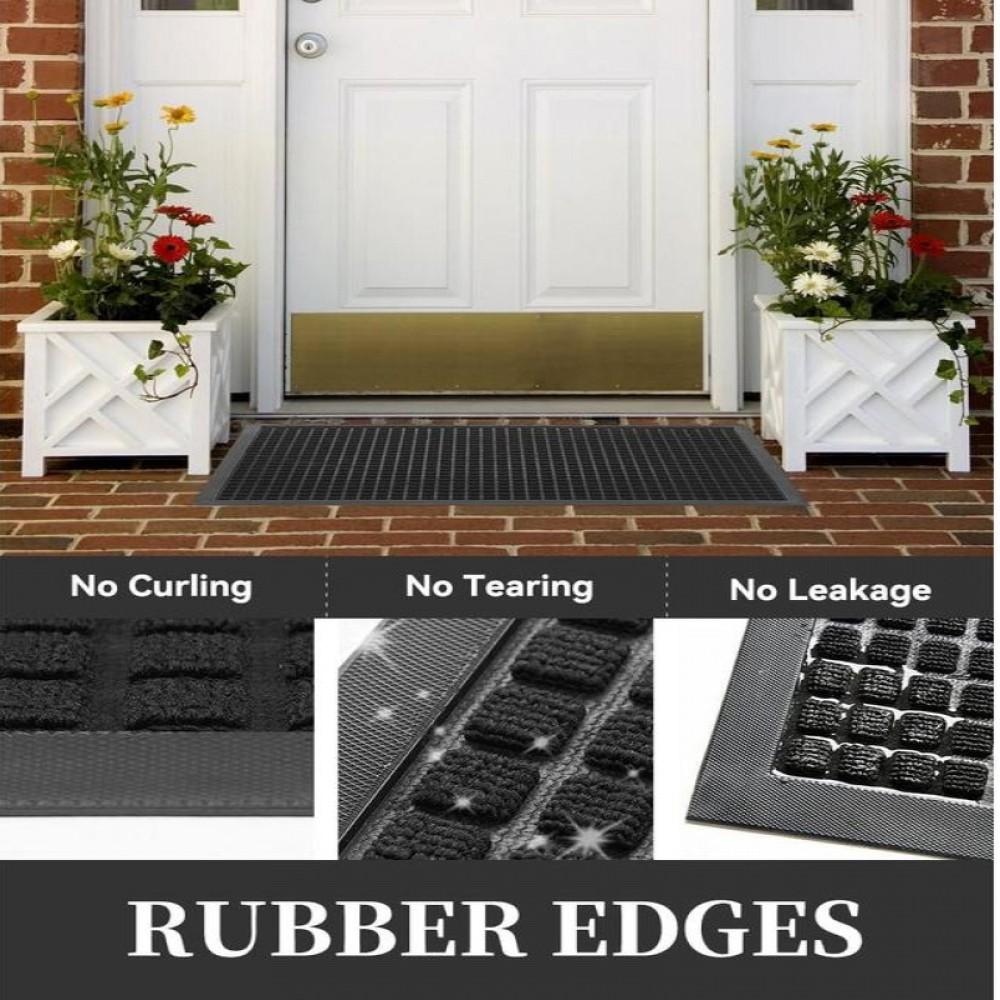 Outdoor Entrance Mat, Indoor Outdoor Universal Door Mat, Anti-Slip Dust Collector, PVC Material, Fade-Resistant, Easy Clean, Courtyard/porch