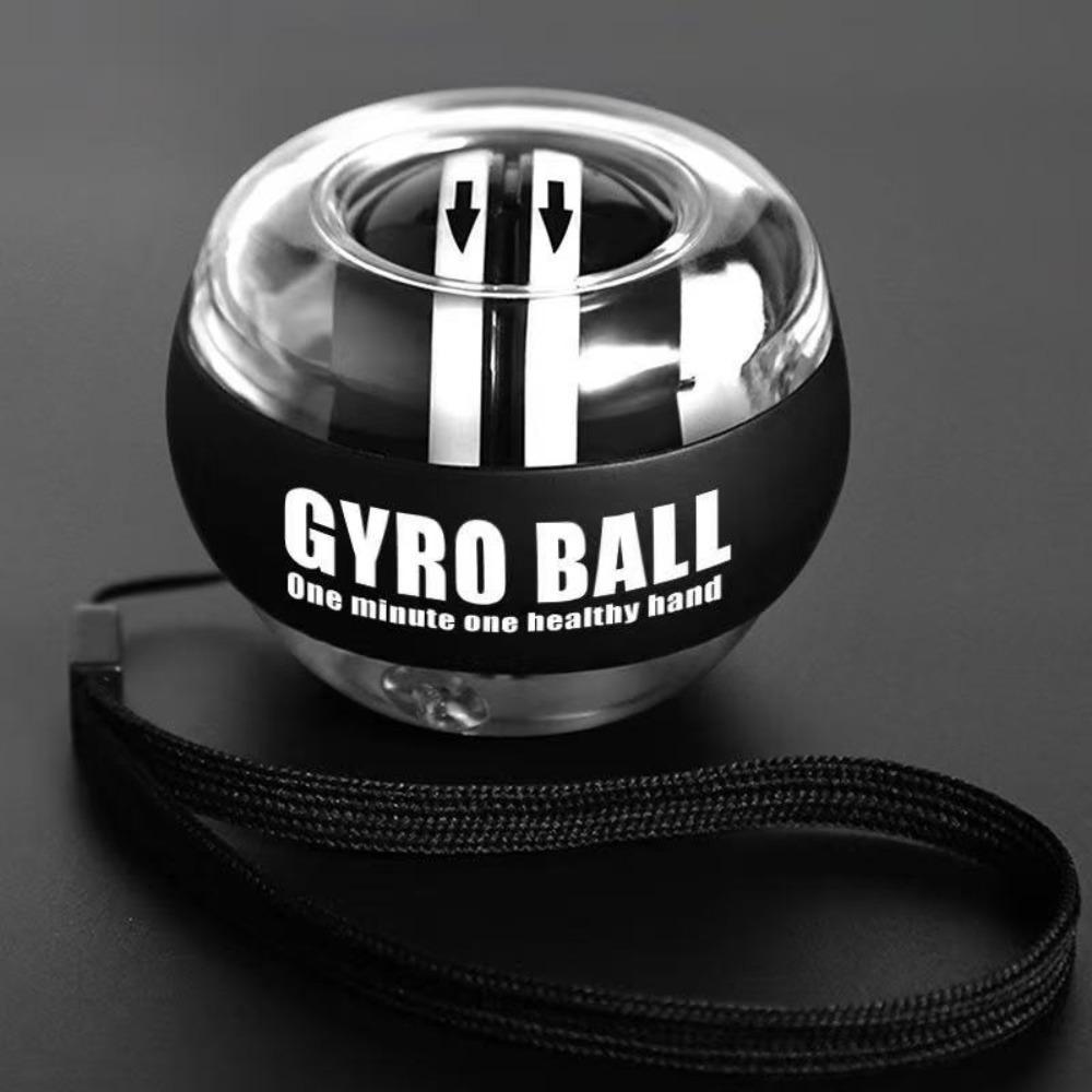 Self-starting grip ball forearm strengthener, wrist trainer, self-spinning arm gyro ball, adult home fitness equipment
