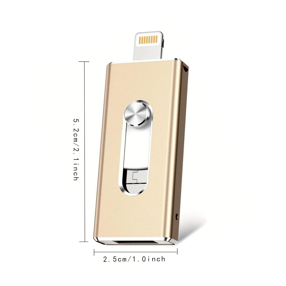 1TB USB Flash Drive for iPhone Photo Stick, Memory Stick Portable External Storage Thumb Drive, Supports USB-C, Compatible with iPhone17/16/15 Android & MAC Computers