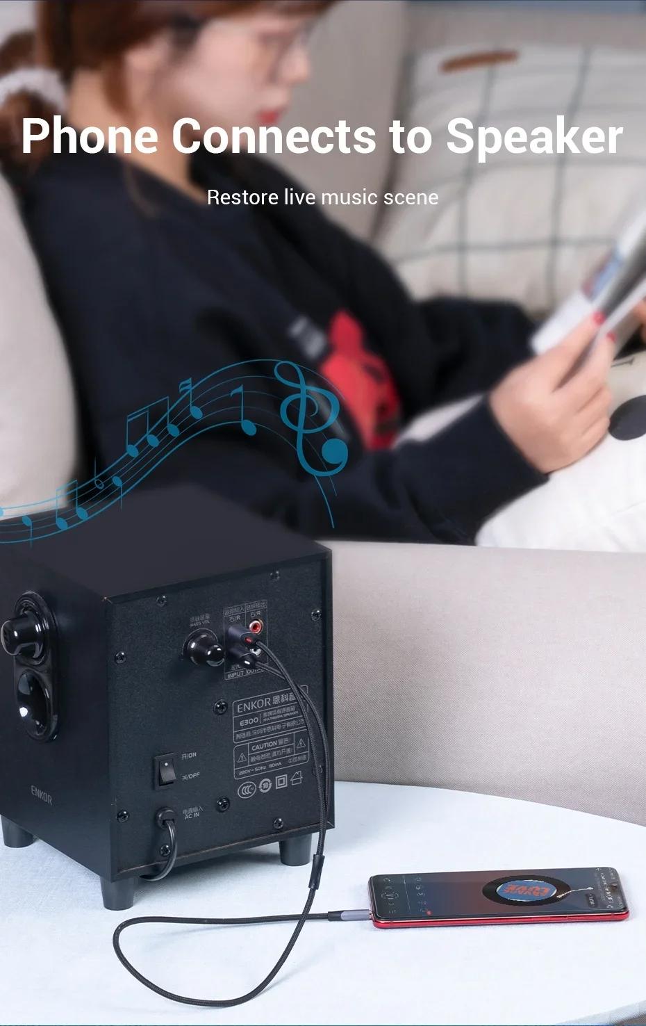 Vention RCA Cable 3.5mm to 2RCA Splitter Jack Audio Cable for Smartphone Amplifier Home Theater 3.5 AUX RCA TV Box Adaptador 0.5m 1m 1.5m 2m 3m 5m