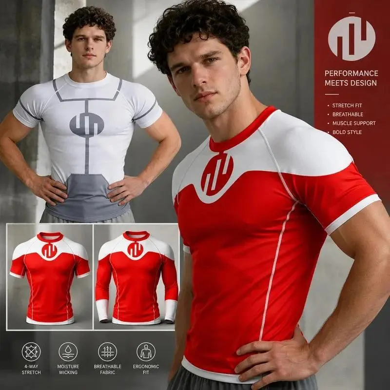 Invincible Viltrumite Cosplay Rash Guard Compression Shirt Men Women MMA BJJ Gym Workout Long Sleeve Costume Top