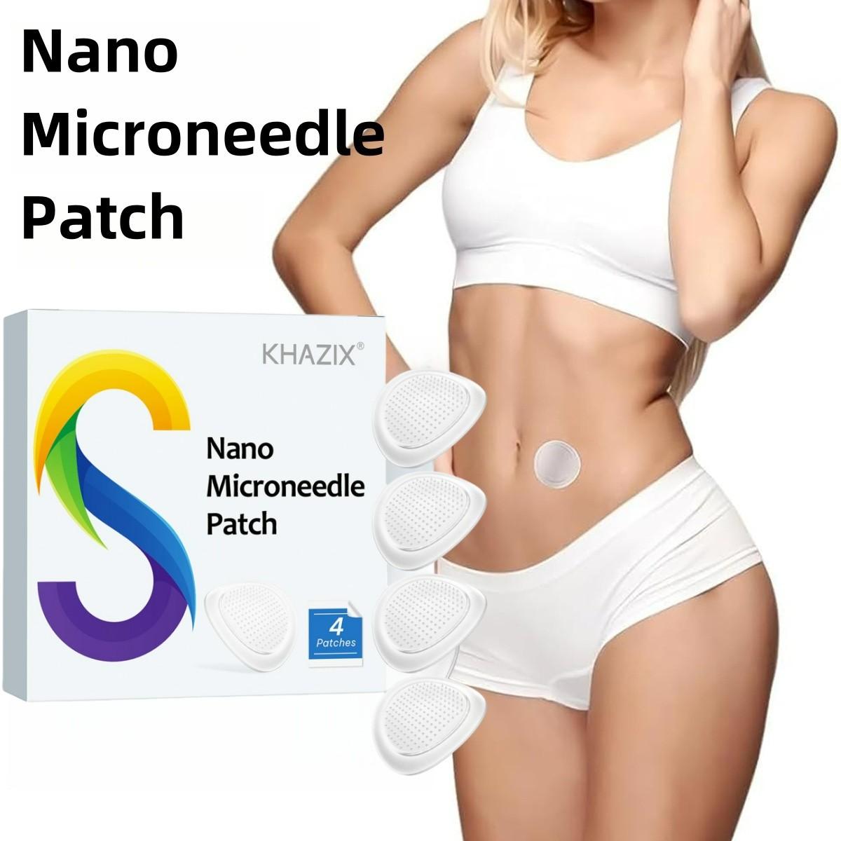 KHAZIX Nano Microneedle Patch, Ultra-Thin & Gentle Skin Care Patch, 4 Patches Pack, Single Item, 12 Months Shelf Life