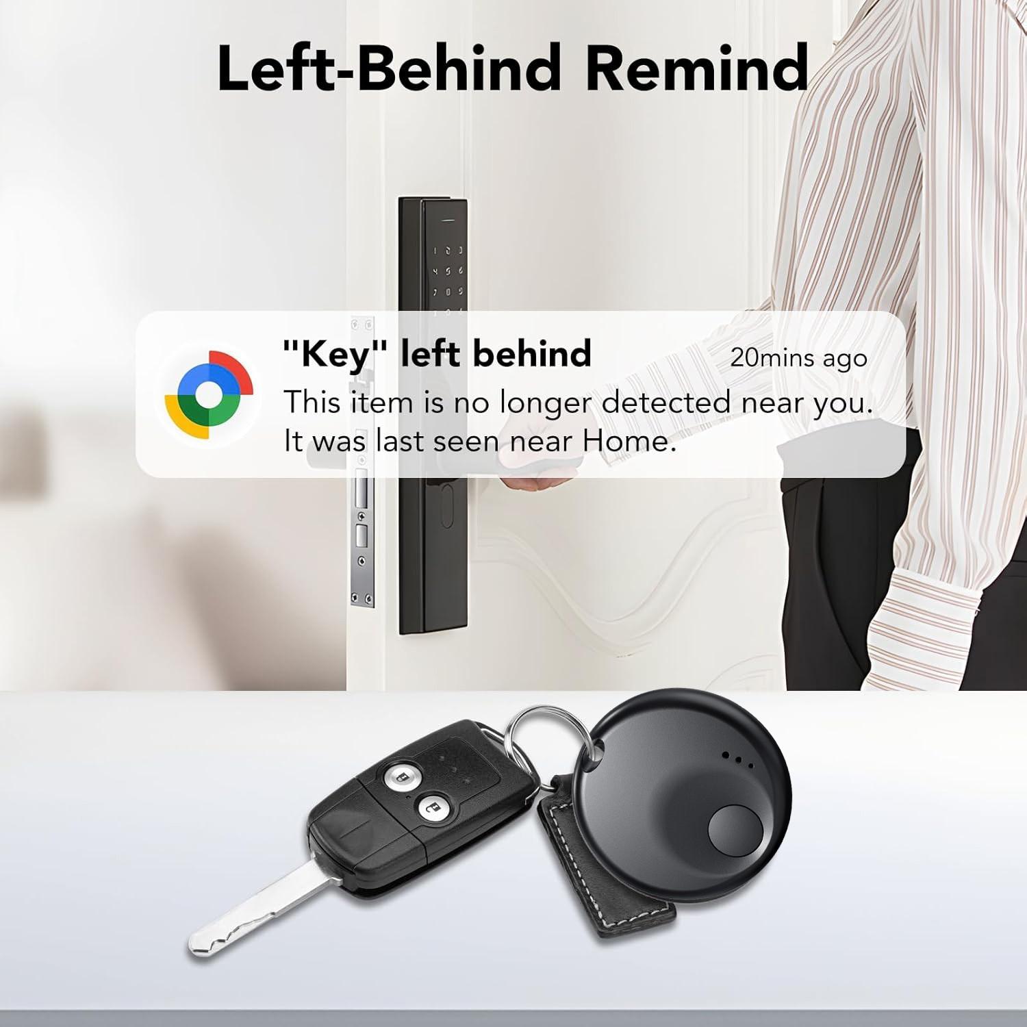 Google GPS Tracker for Android Smartphones, Bluetooth-compatible Tracking Device, Supports Google Find HUB APP, Key Wallet Luggage Pet Finder