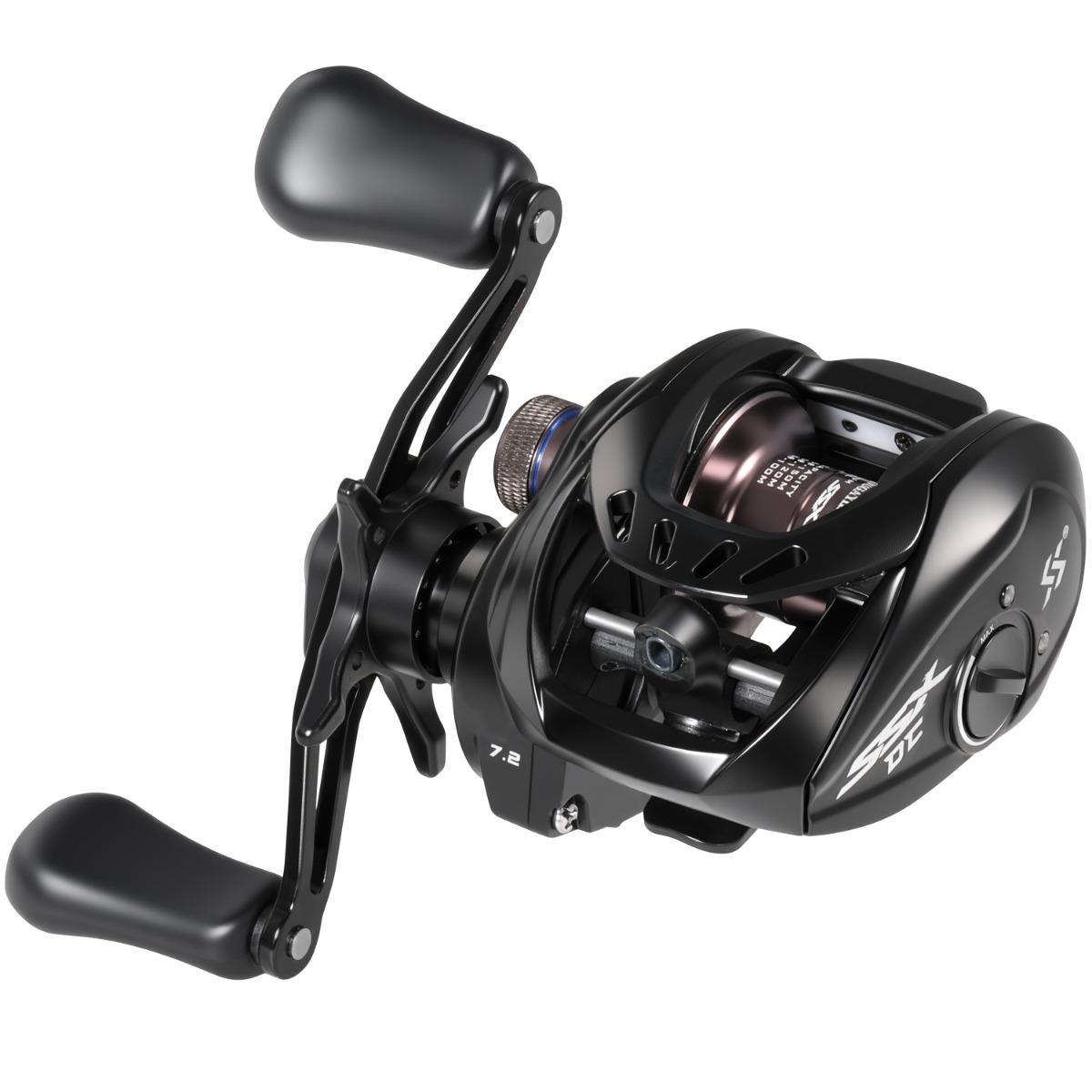 Baitcasting Fishing Reel Ultralight 4+1BB/6+1BB 7.2:1/7.1:1 Gear Ratio DC Baitcaster Reel Smooth and Sensitive, Fishing Reel for Freshwater Saltwater Fishing Baitcasting Fishing Reel Ultralight 4+1BB/6+1BB 7.2:1/7.1:1 Gear Ratio DC Baitcaster Reel Smooth and Sensitive, Fishing Reel for Freshwater Saltwater Fishing