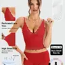 Sexy Lace Deep V Wireless Bra Set, Fashionable Adjustable Spaghetti Strap Top, Comfortable Breathable Undergarment, Stylish Women's Lingerie Underwear, Casual, Underwear Sets, Matching, Piece