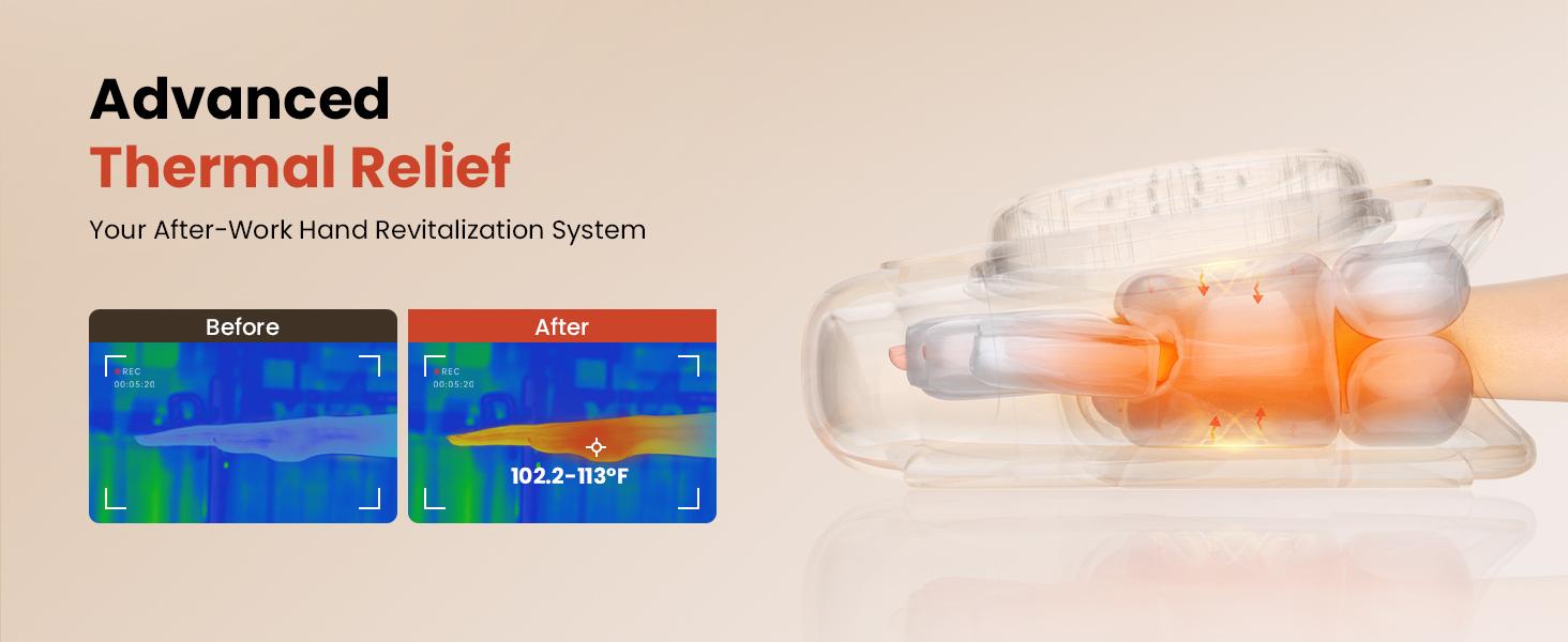 【Bob and Brad H50 Cordless Hand Massager】 with Heat Compression Portable for Arthritis and Carpal Tunnel, Pain Relief,Idea Gift 【Bob and Brad H50 Cordless Hand Massager】 with Heat Compression Portable for Arthritis and Carpal Tunnel, Pain Relief,Idea Gift