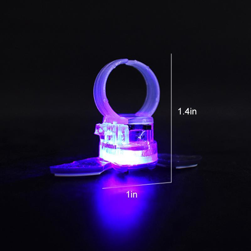 50Pcs+2pcs Christmas Light Up Rings Party Favors Luminous Flash Finger LED Ring Blinking Jelly Rubber Ring for Kids Adults Christmas Gifts Plastic Spooky