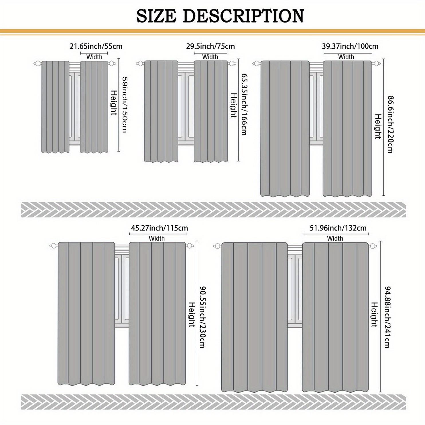 Polyester Material High-Definition Digital Print Blue Tiger Pattern Curtains, Light Filtering Drapes for Bedroom Living Room Office Home Decor