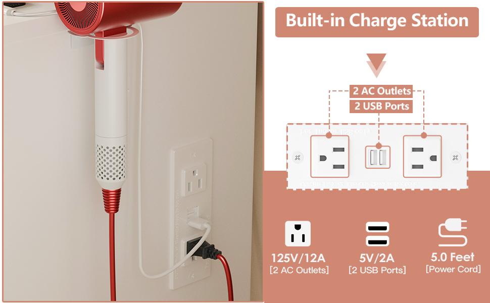 Vabches Vanity Table Set with Lighted Mirror - Makeup Vanity with Charging Station, Large Drawer Sturdy Wood Vanity with Lights, 3 Color Modes, Adjustable Brightness, White Vabches Vanity Table Set with Lighted Mirror - Makeup Vanity with Charging Station, Large Drawer Sturdy Wood Vanity with Lights, 3 Color Modes, Adjustable Brightness, White