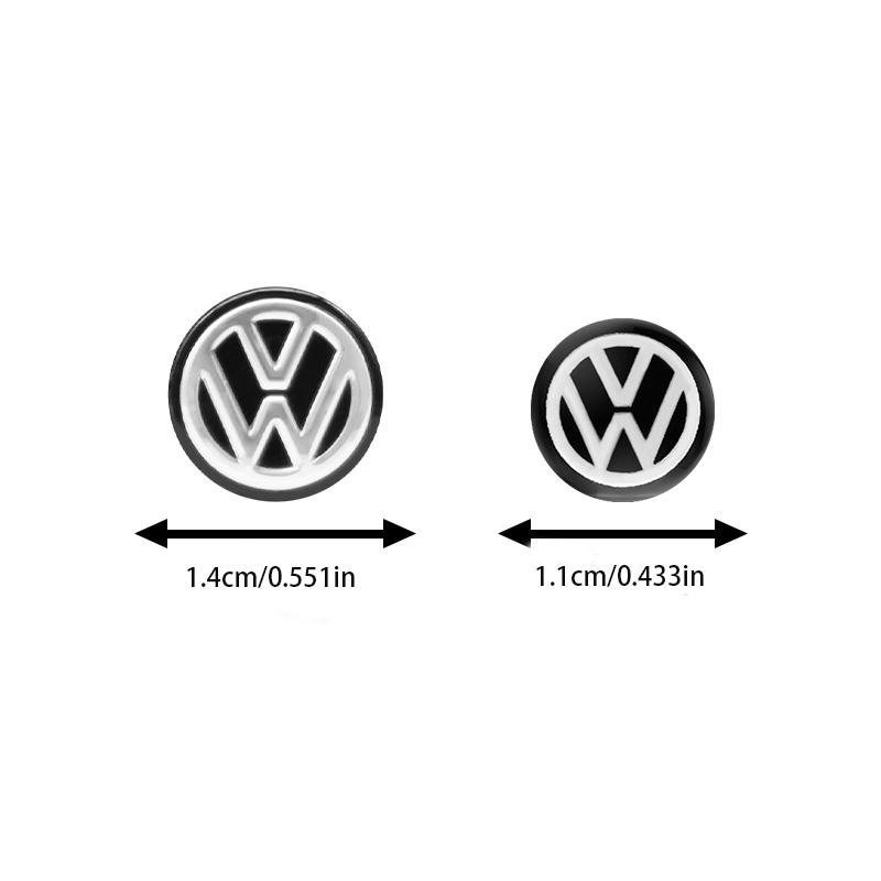 Customized Volkswagen Key Shell Emblem, Aluminum Alloy Scratch-Resistant, Waterproof Dustproof, Lightweight Portable, Fits Multiple Models