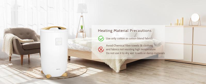 Keenray Towel Warmer for Bathroom, Luxury Towel Warmer Bucket with Timer, LED Display for Time and Temperature, Delay Time Up to 24 Hours, Child Lock, Hot Towel Heater, Gifts for Mom,Dad,Him,Her, Grey