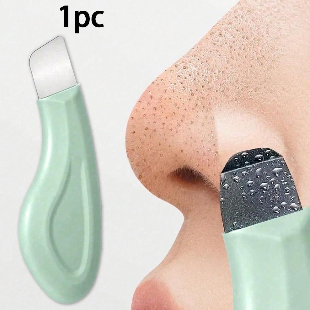 Facial Blackhead Removal Scraper, Gentle Pore Cleanser for Morning & Night Skincare, Foundation Prep, Facial Care, Travel, Home Spa, Gift Set