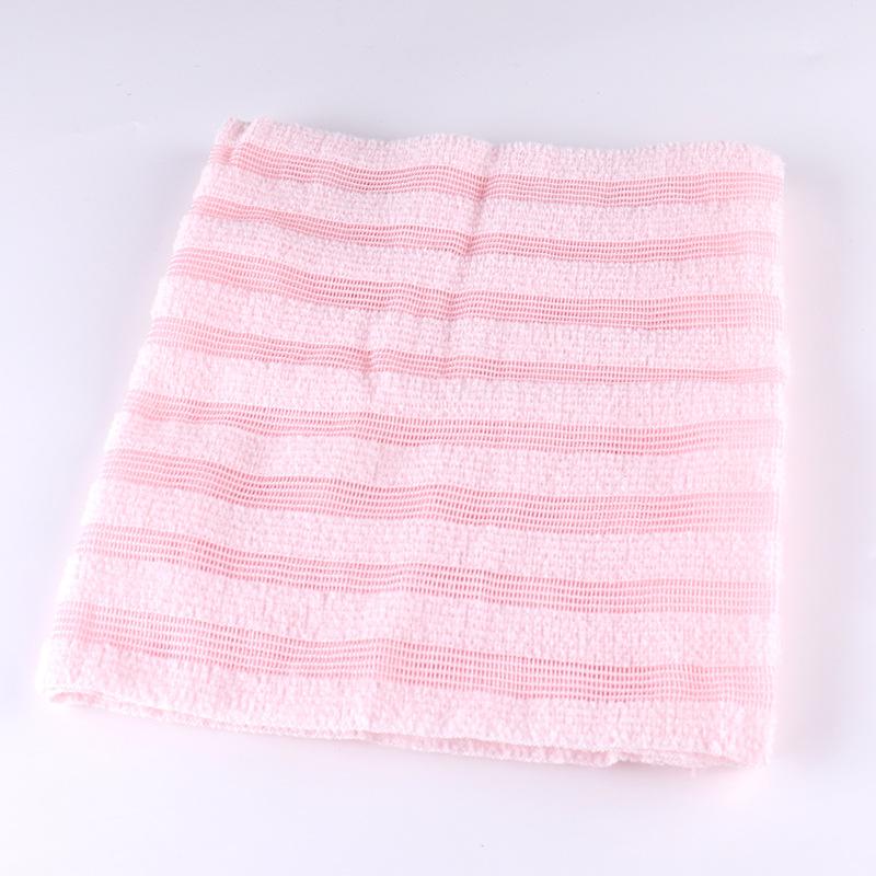 Japanese Exfoliating Bath Towel, Shower Brush, Unisex Back Scrub Sponge, Bathroom Accessories, Gentle Skin Care, Durable and Soft