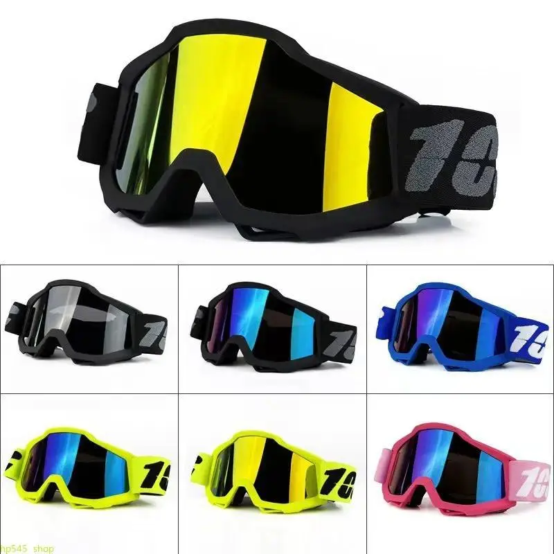 Unisex Full Rim Off Road Goggles with Transition UV-Reacting Lenses - Windproof, Dustproof, Universal Fit Motobike Riders Gear for Skiing, Dirt Biking