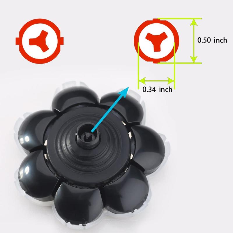 7-blade Electric Shaver Head, Replaceable Electric Shaver Head, Universal 6 In 1 Beard Shaver Head Beard Trimmer Head, Men's Beard Shaver Replacement Accessories 7-blade Electric Shaver Head, Replaceable Electric Shaver Head, Universal 6 In 1 Beard Shaver Head Beard Trimmer Head, Men's Beard Shaver Replacement Accessories