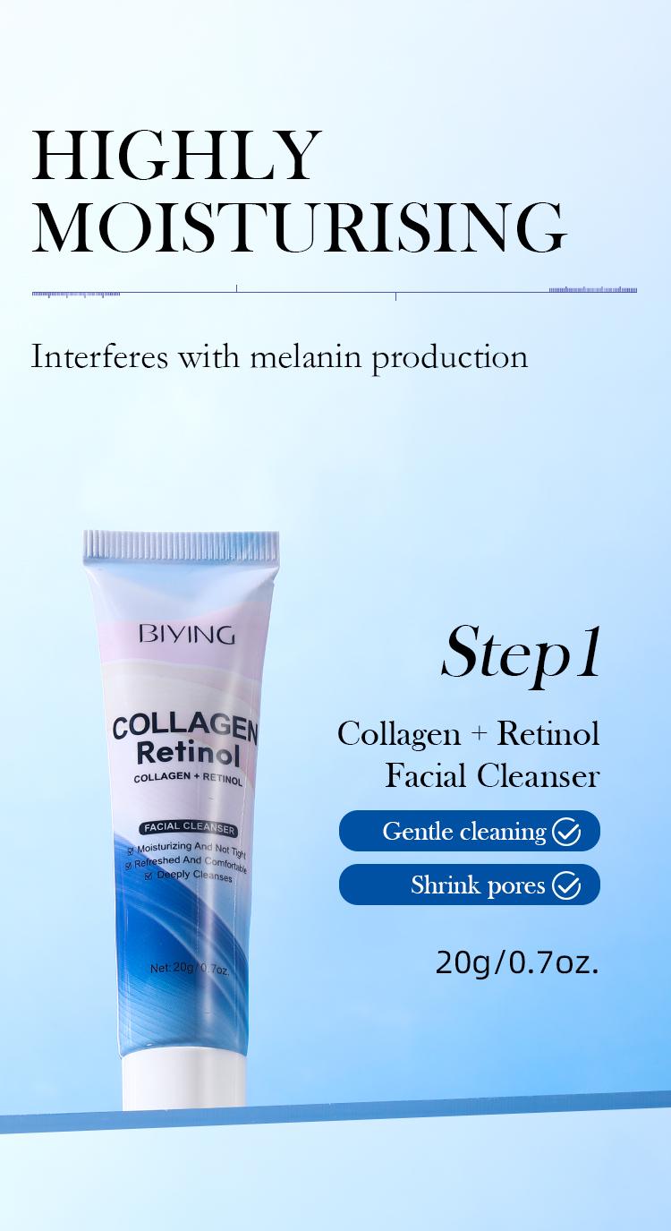 Collagen Retinol Skin Renewal Set, Firming Softening Brightening Even Tone, Skincare, Face Care Essentials